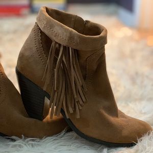 Sam Edelman Fringe Booties